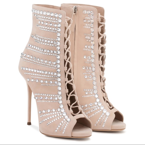giuseppe zanotti NIB crystal embellished booties - Picture 4 of 12